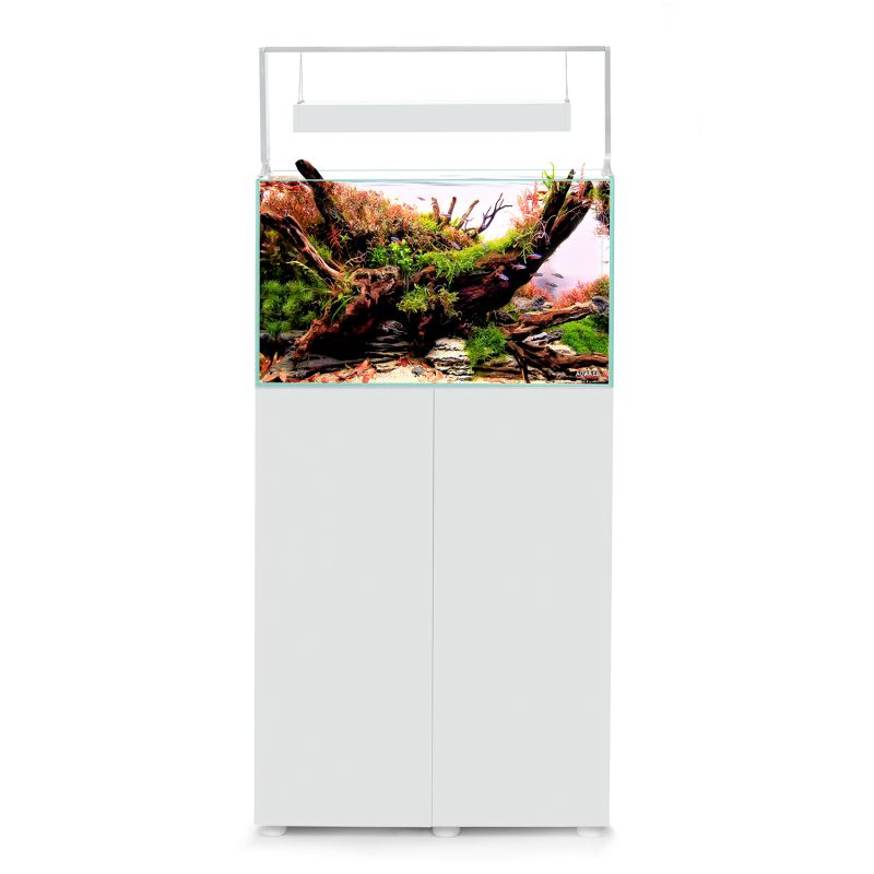 Aquael Ultrascape 60 Paket Snow LxBxH: 60x30x116 cm, 64 liter