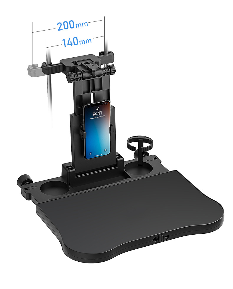 Universal folding car table for the back seat Hold mobile drinks computer - 9