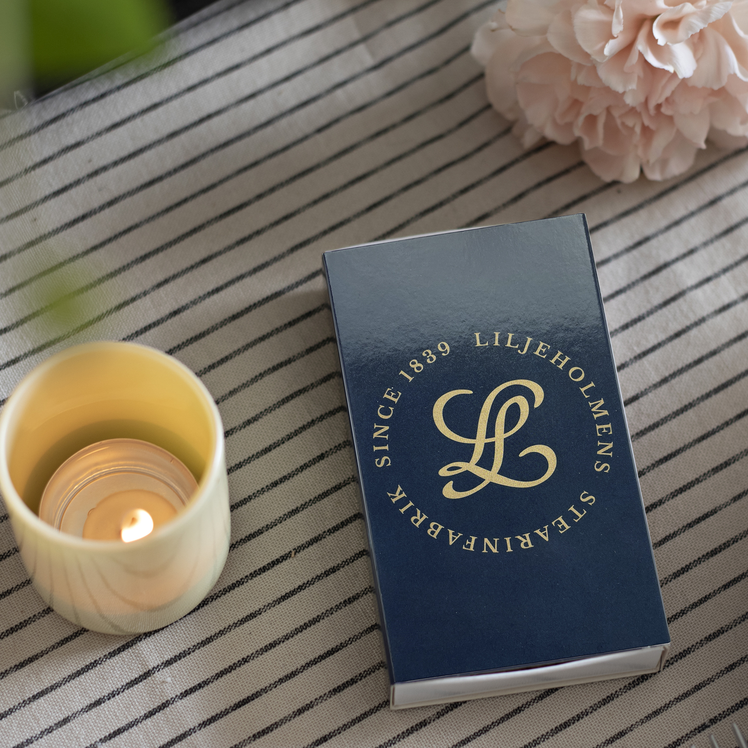 Monogram tändsticksask 