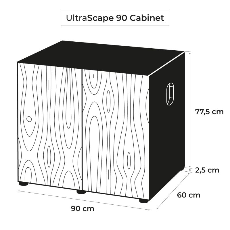 Aquael Ultrascape 90 Paket Forest LxBxH: 90x60x125 cm, 243 liter - 8