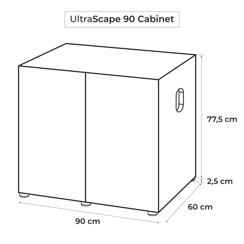 Aquael Ultrascape 90 Paket Snow LxBxH: 90x60x125 cm, 243 liter - 8