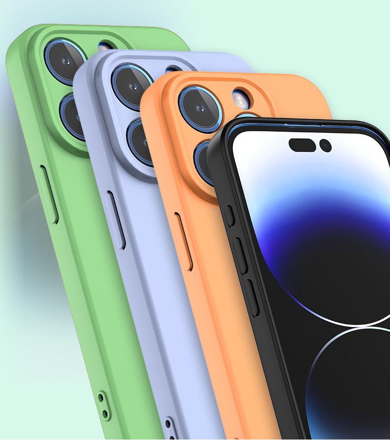 iPhone 15 Case - Microfiber Silicon - 9