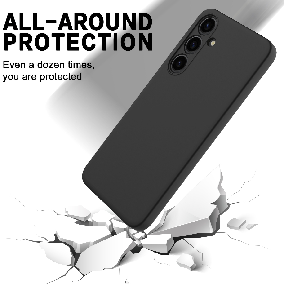 Samsung Galaxy S24 - Microfiber Silicone Shell - 6