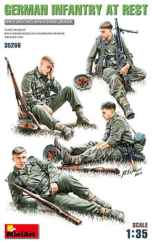 Tyskt infanteri i vila 1/35