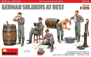 Tyska soldater i vila, specialutgåva 1/35