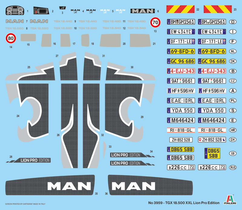 MAN TGX 18-500 XXL, Lion pro edition 1/24 - 3