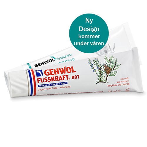 Gehwol Fotkräm, Röd 125 ml