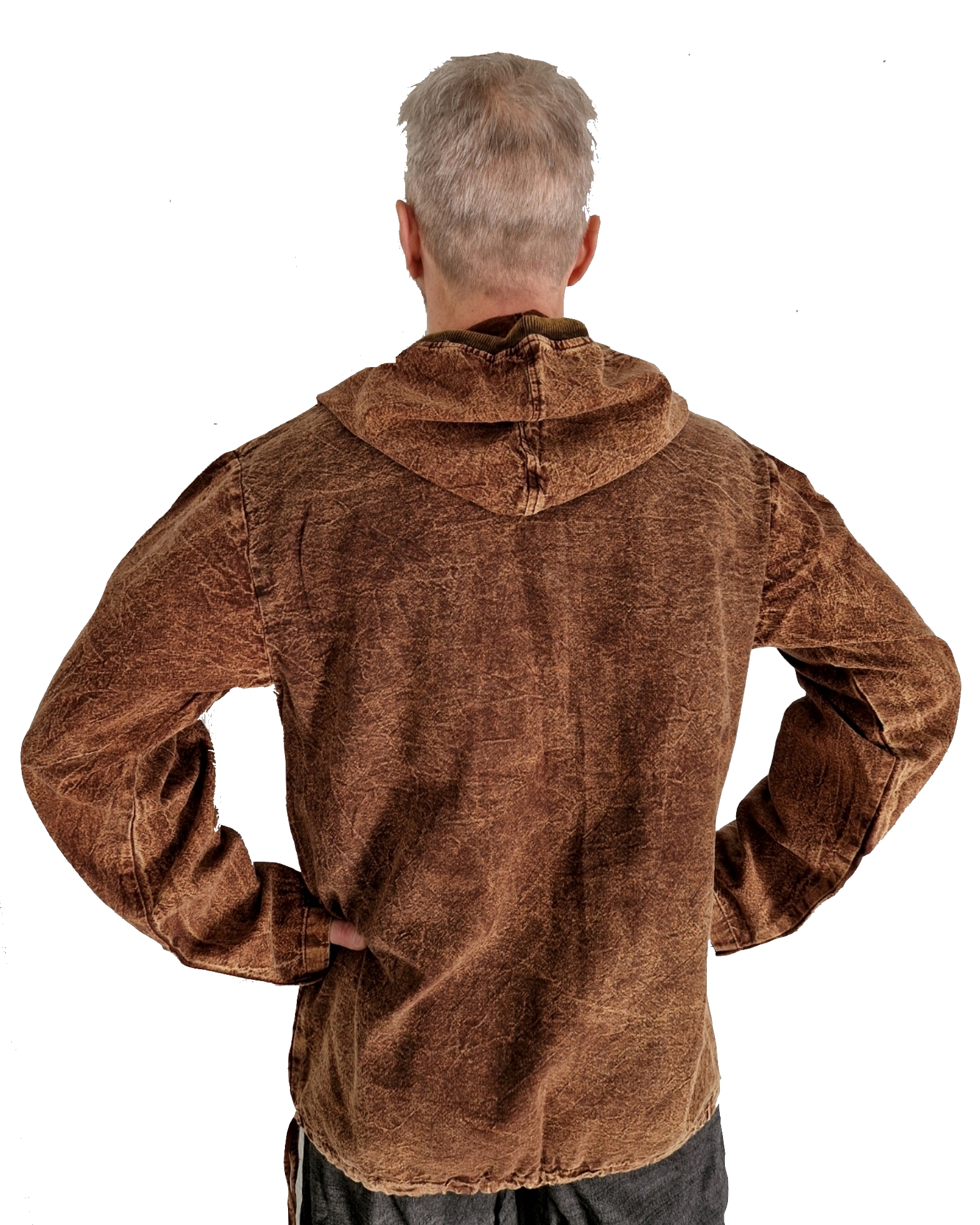 Långärmad Hoodie Anorak med Livets Träd - 2