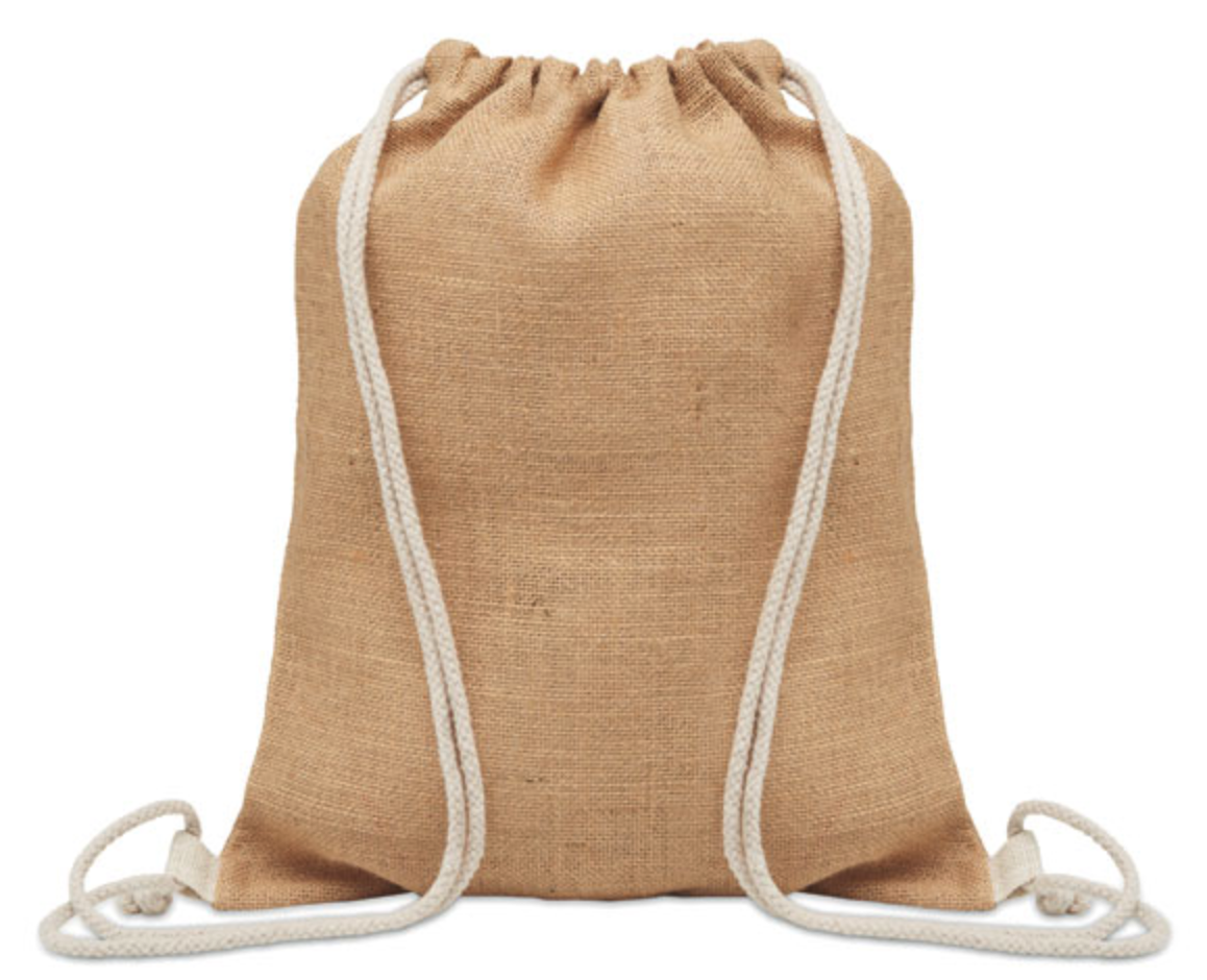 Beige kuntosalilaukku hihnoilla