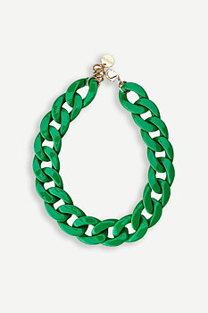 BOW19 Big Chain Necklace Strong Green