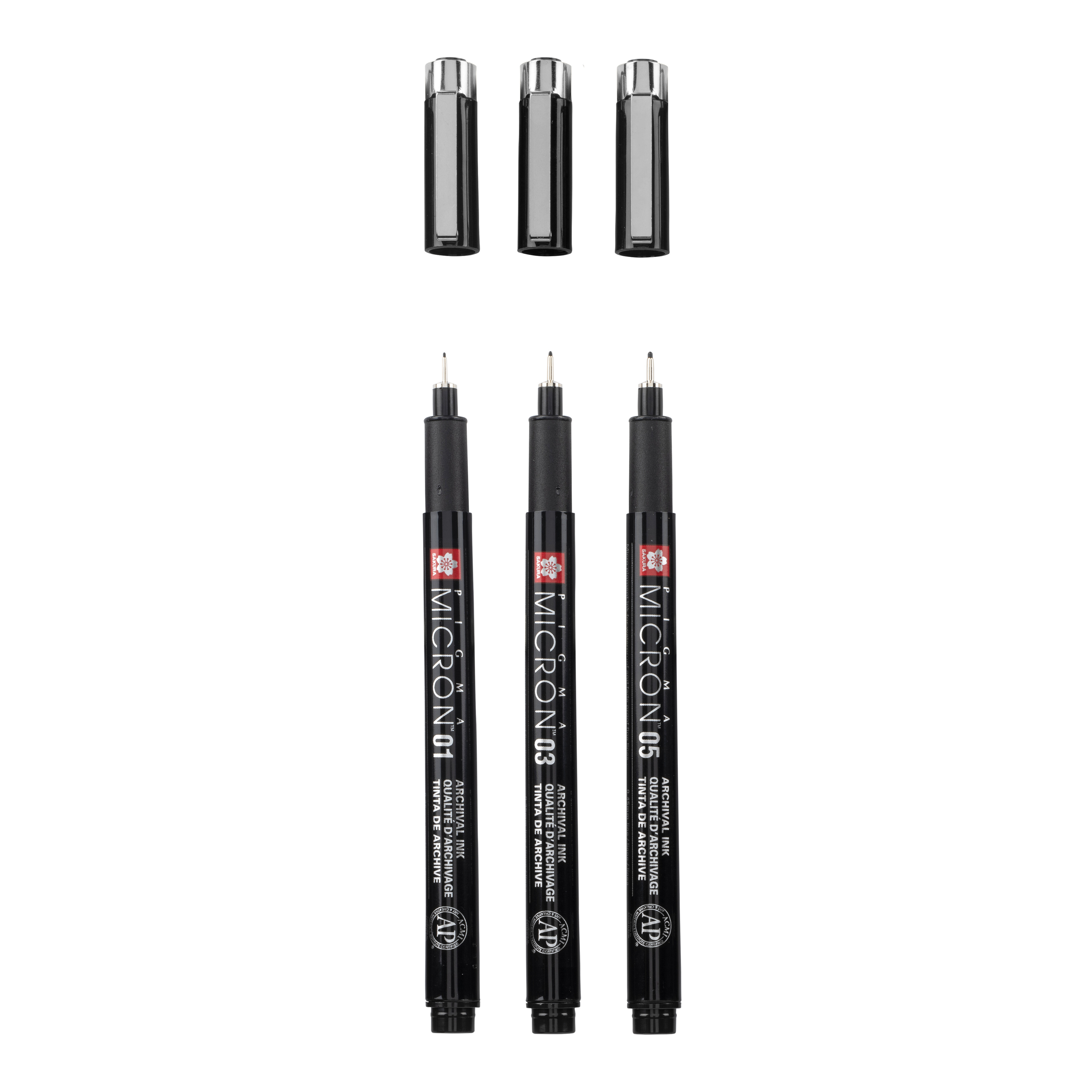 Pigma Micron - Black Edition + Free case - 3