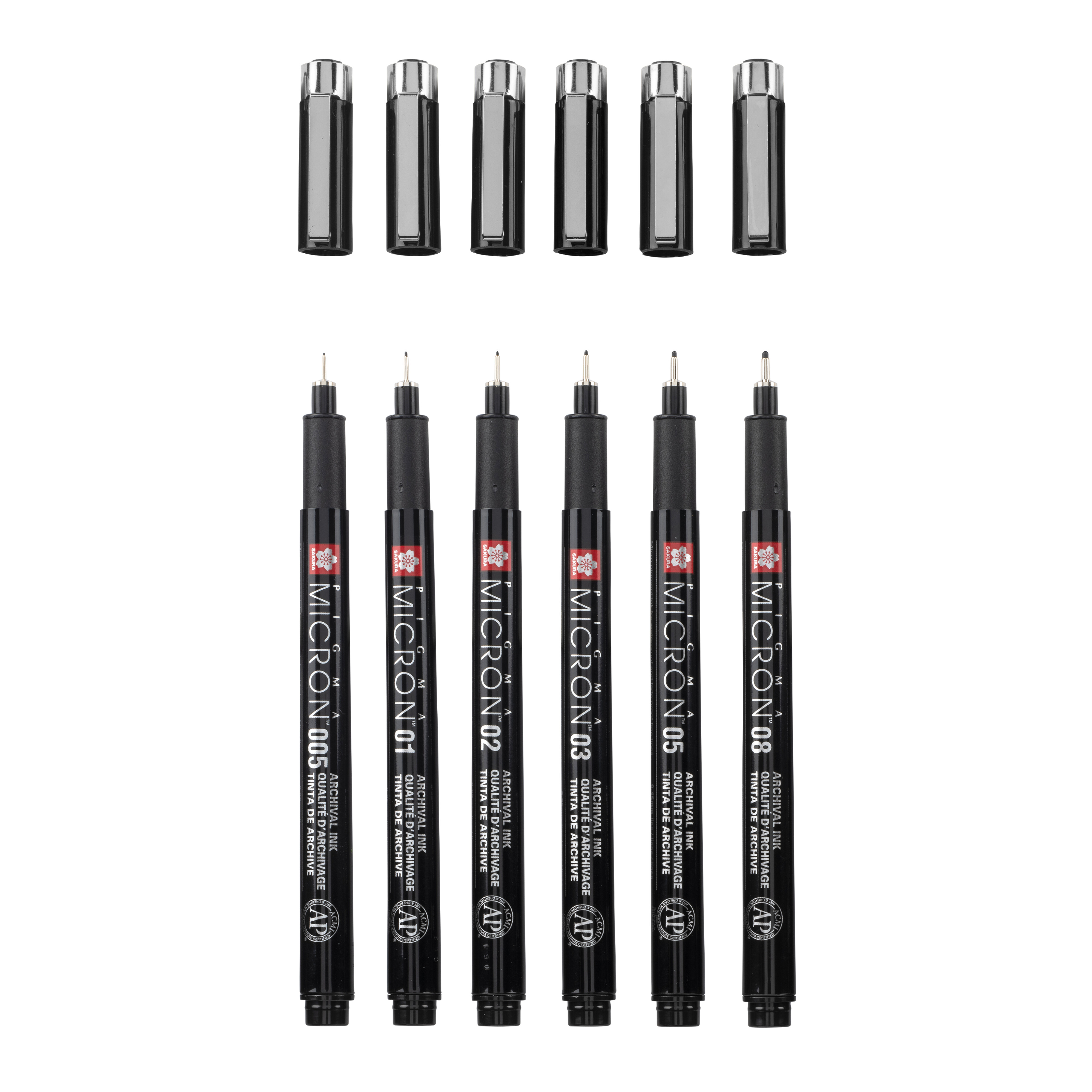 Pigma Micron - Black Edition + Free case - 3