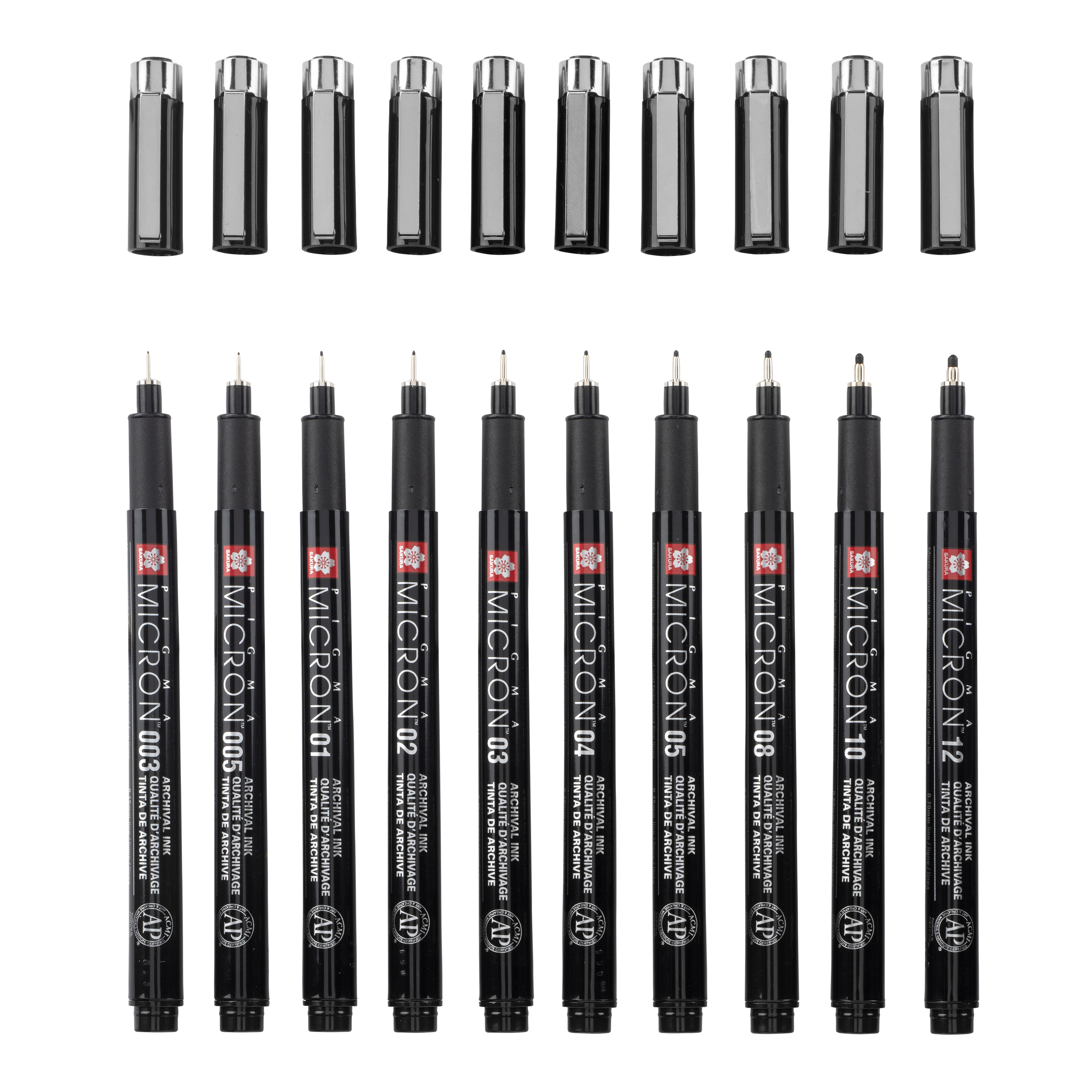 Pigma Micron - Black Edition + Free case - 3