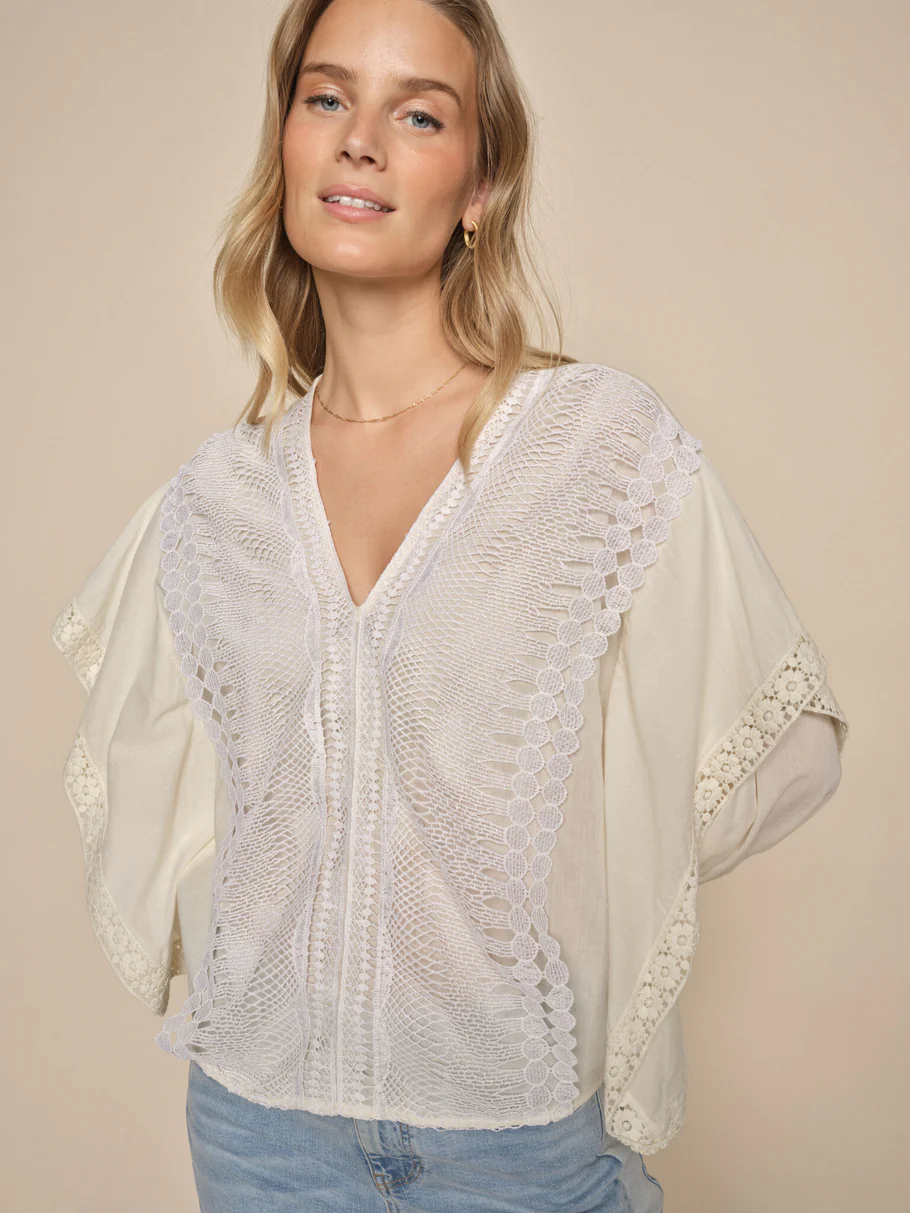 Fina Lace Blouse - Mos Mosh