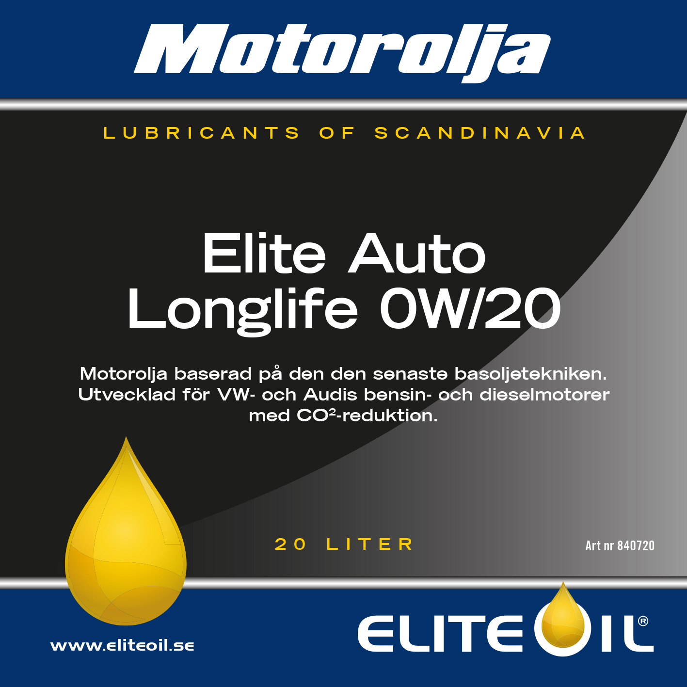 ELITE AUTO LONG LIFE 0W/20 4 LITER