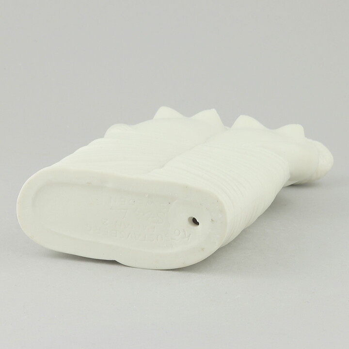 Stig Lindberg (Parian 1977) Matte White Tvillingarna Sculpture 24 cm (2) 