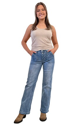 Pauline jeans | Light wash