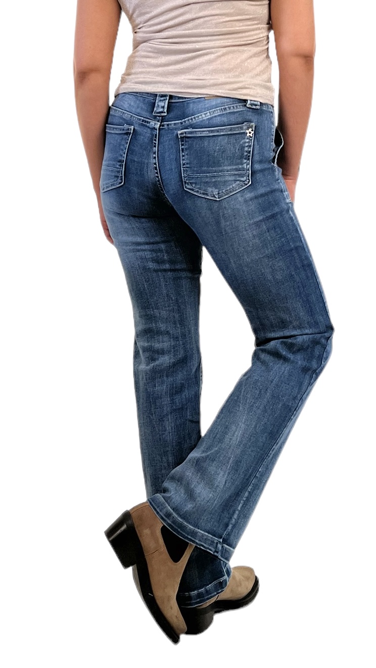 Pauline jeans | Mid wash - 4