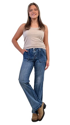 Pauline jeans | Mid wash