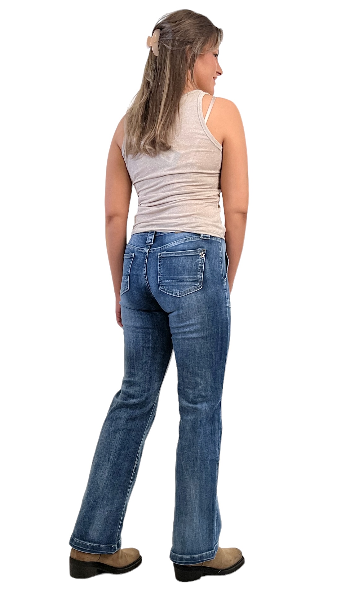 Pauline jeans | Mid wash - 3