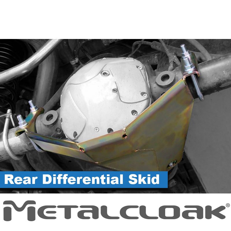 Metalcloak - Rear Dana 44 Differential Skid Plate - Jeep JK & JKU - 2