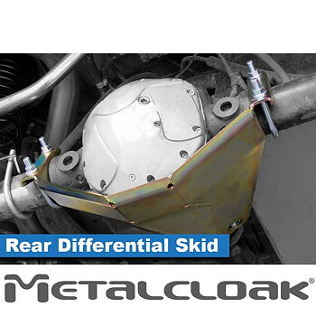 Metalcloak - Rear Dana 44 Differential Skid Plate - Jeep JK & JKU