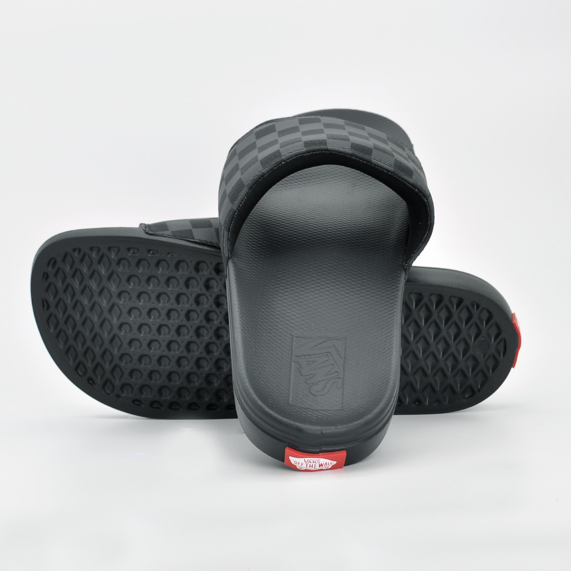 Vans - La Costa Slide-On Checkerboard Black/Black - 3