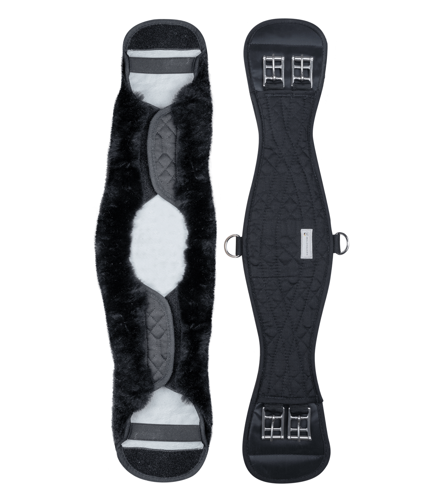 Waldhausen Dressage Girth Anatomical, sheepskin