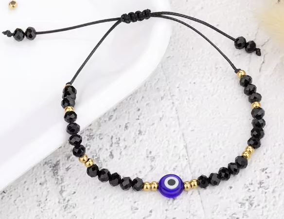  Nazar - Skyddande Ögat Armband  - Svart - 2
