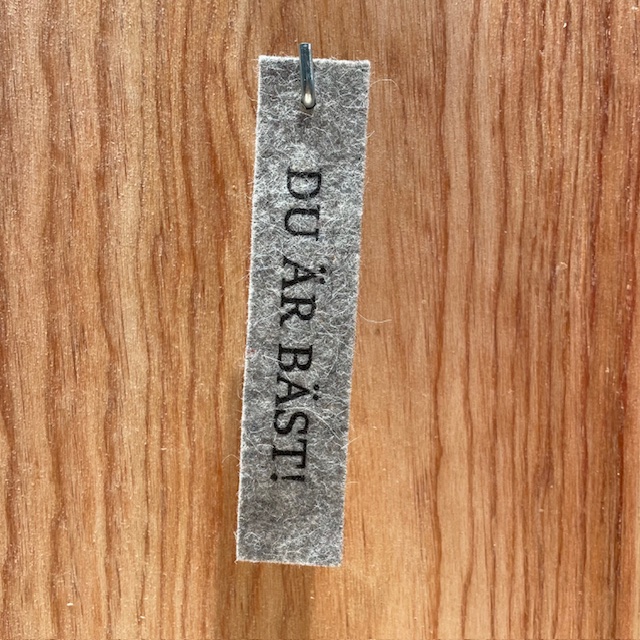 Etikett Du är bäst!