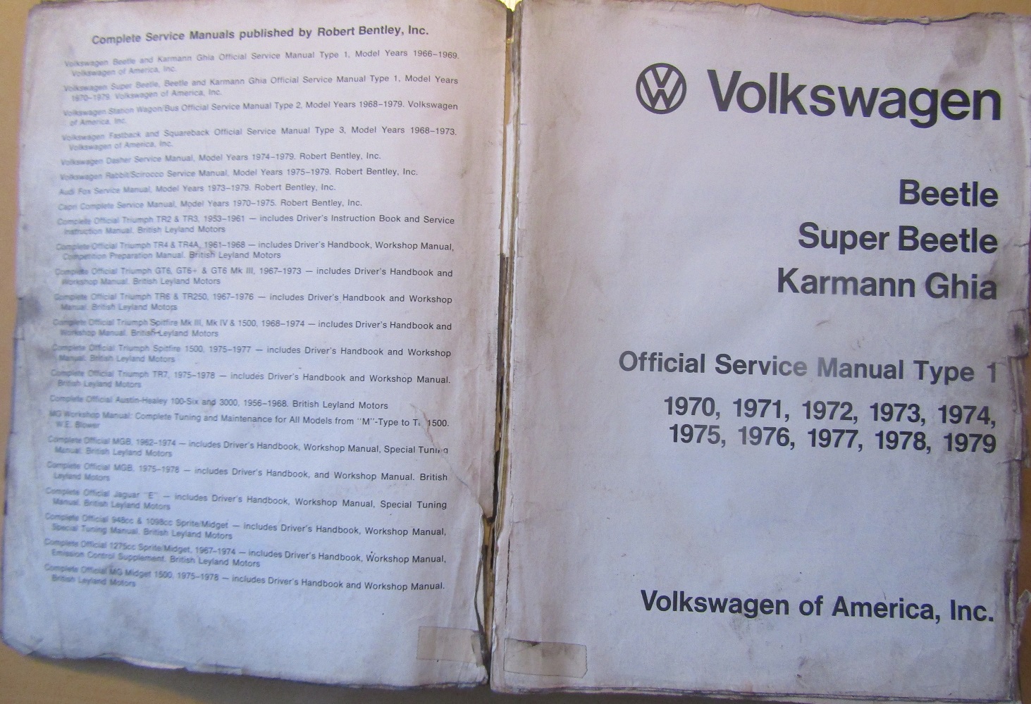 1970 - 1979 Volkswagen Service Manual - 2