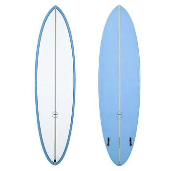 Aloha vågsurfingbräda Twin Pin FCSII