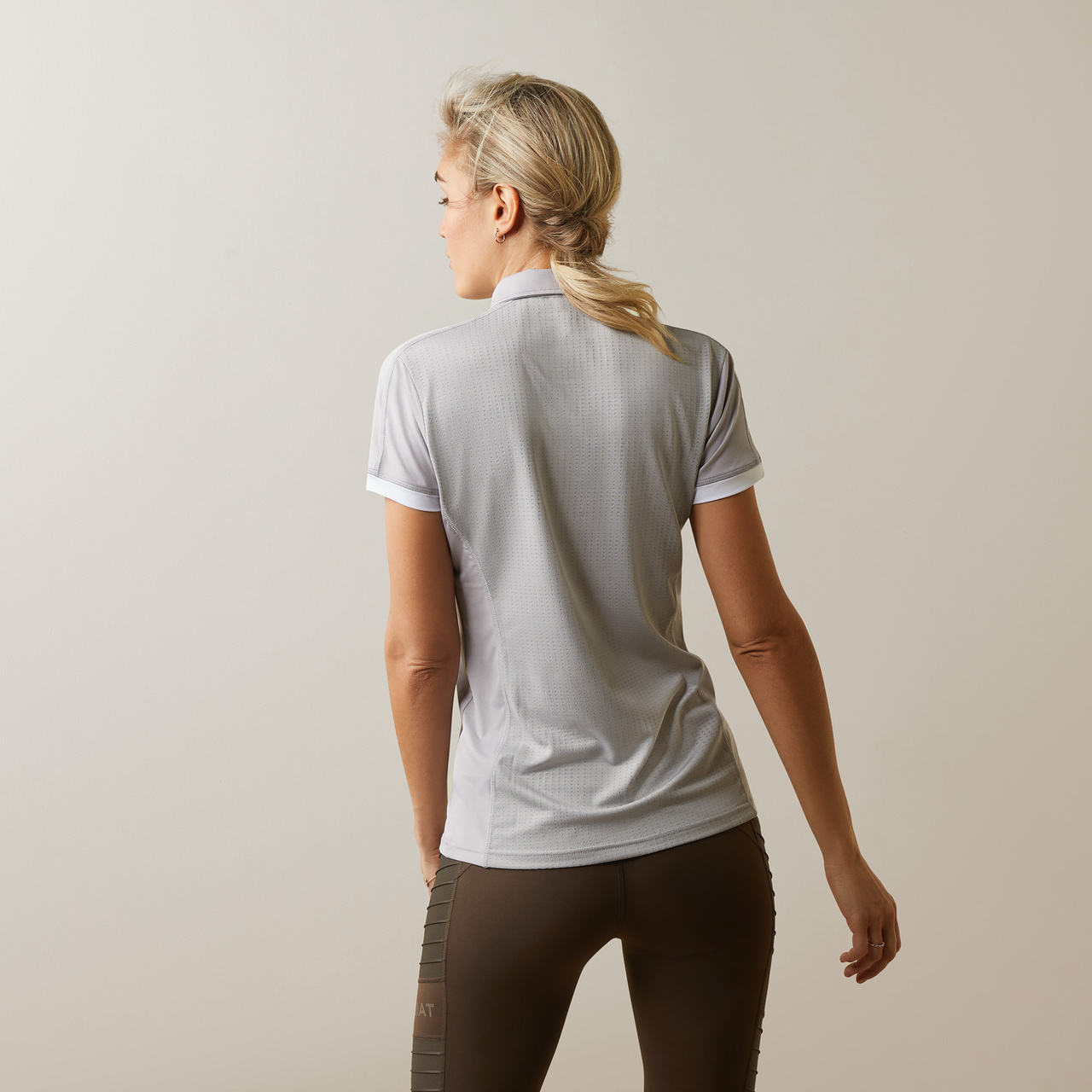 ARIAT WMS BANDERA 1/4 ZIP SS POLO - 2
