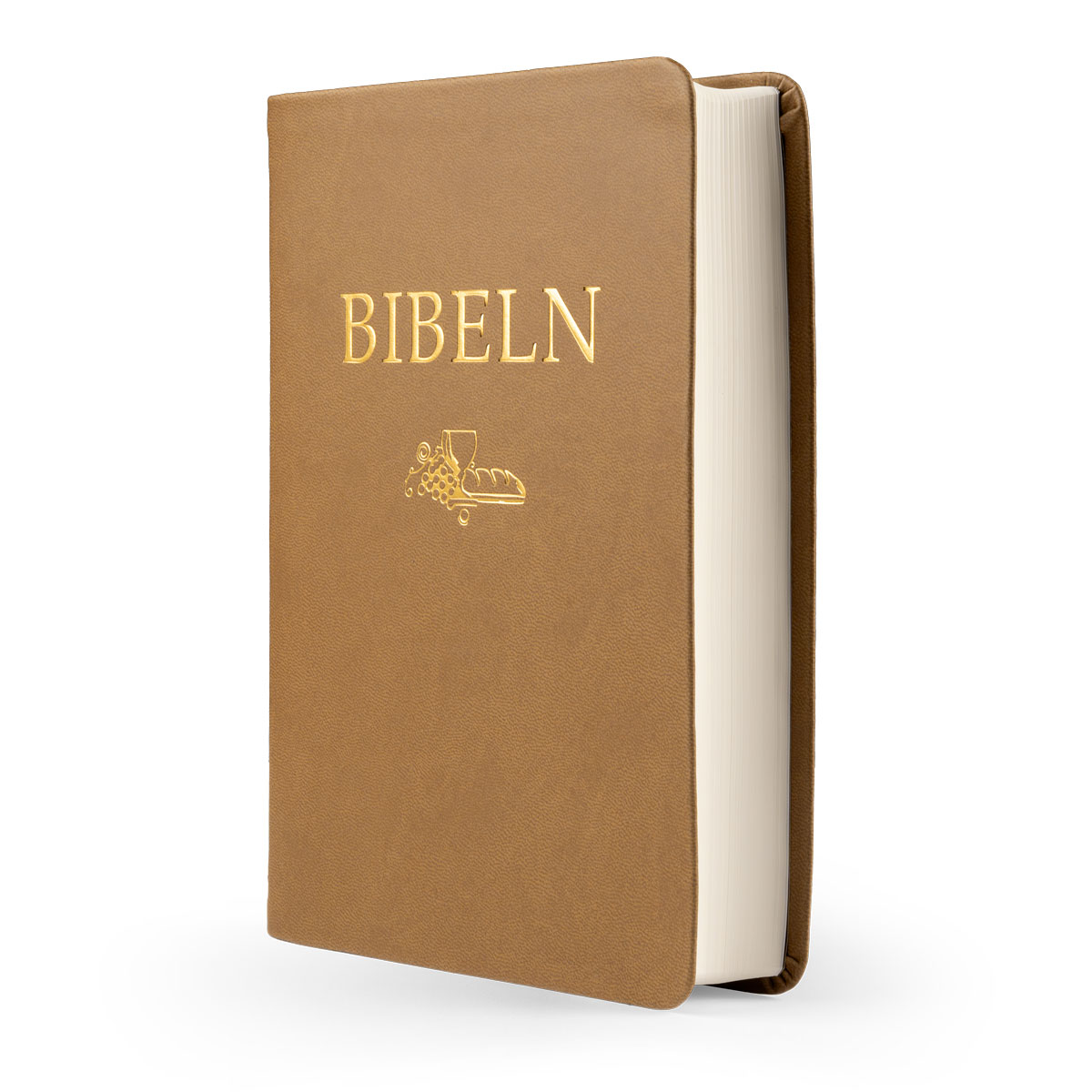 Folkbibeln 2015 - Kompaktbibel brun skinnimitation