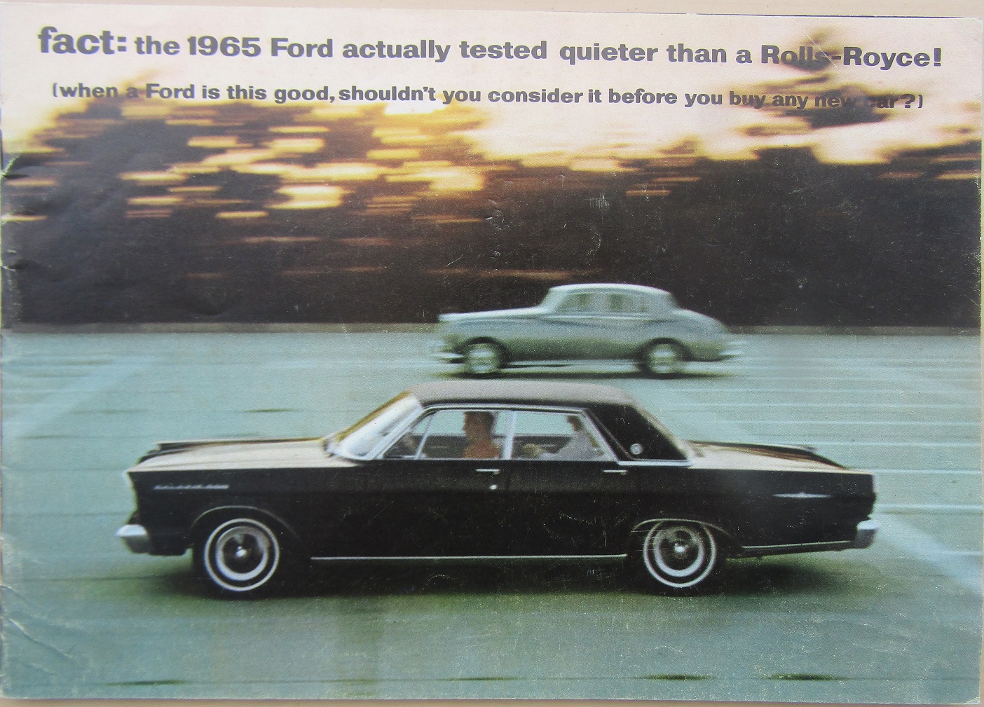 1965 Ford alla USA modeller broschyr