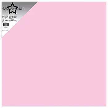 Paper Favourites Smooth Cardstock "Pink" 