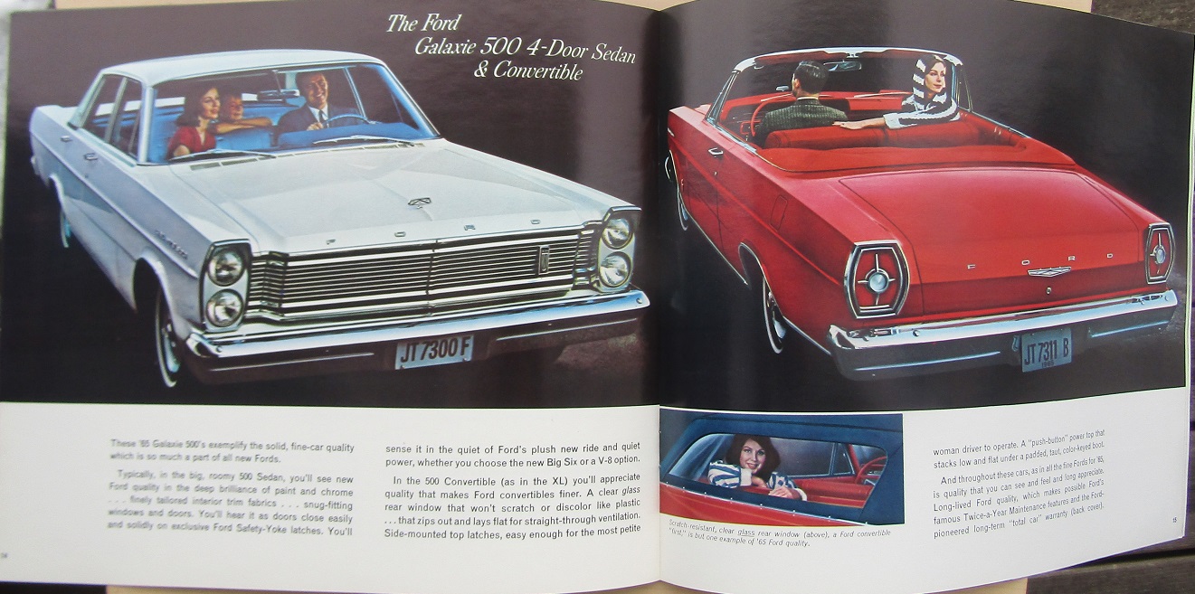 1965 Ford Full Size broschyr Rev. 2-65 - 3