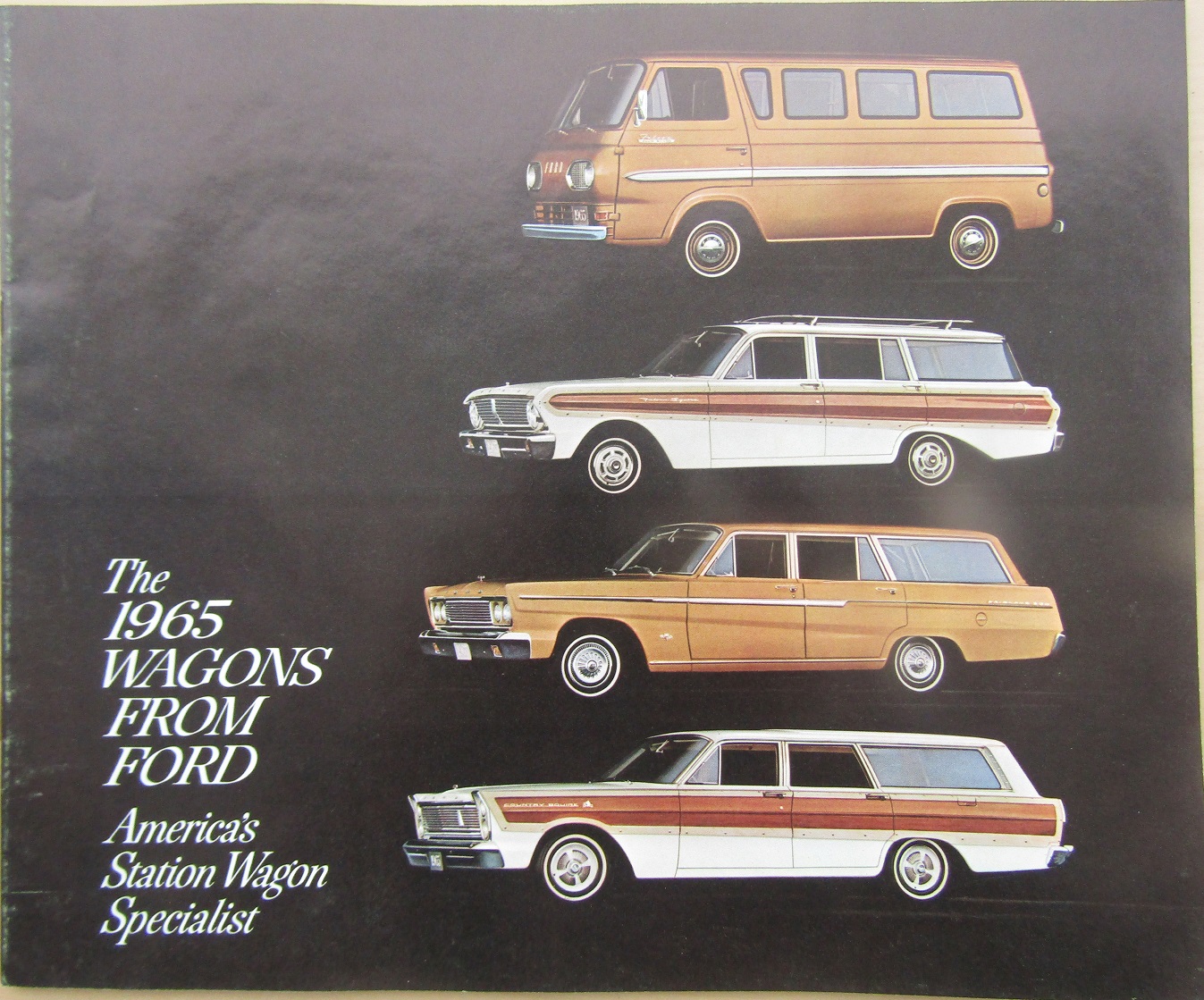 1965 Ford Wagons broschyr 8-64