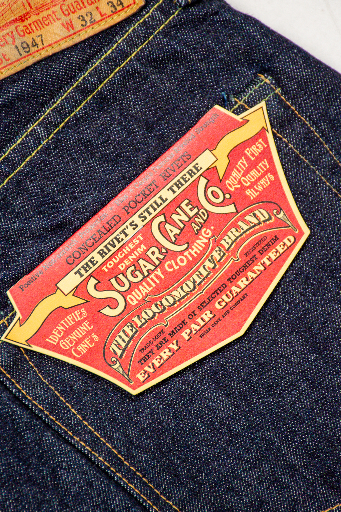 Sugar Cane - SC41947A 1947 Model Standard Jeans 14.25 oz - 5