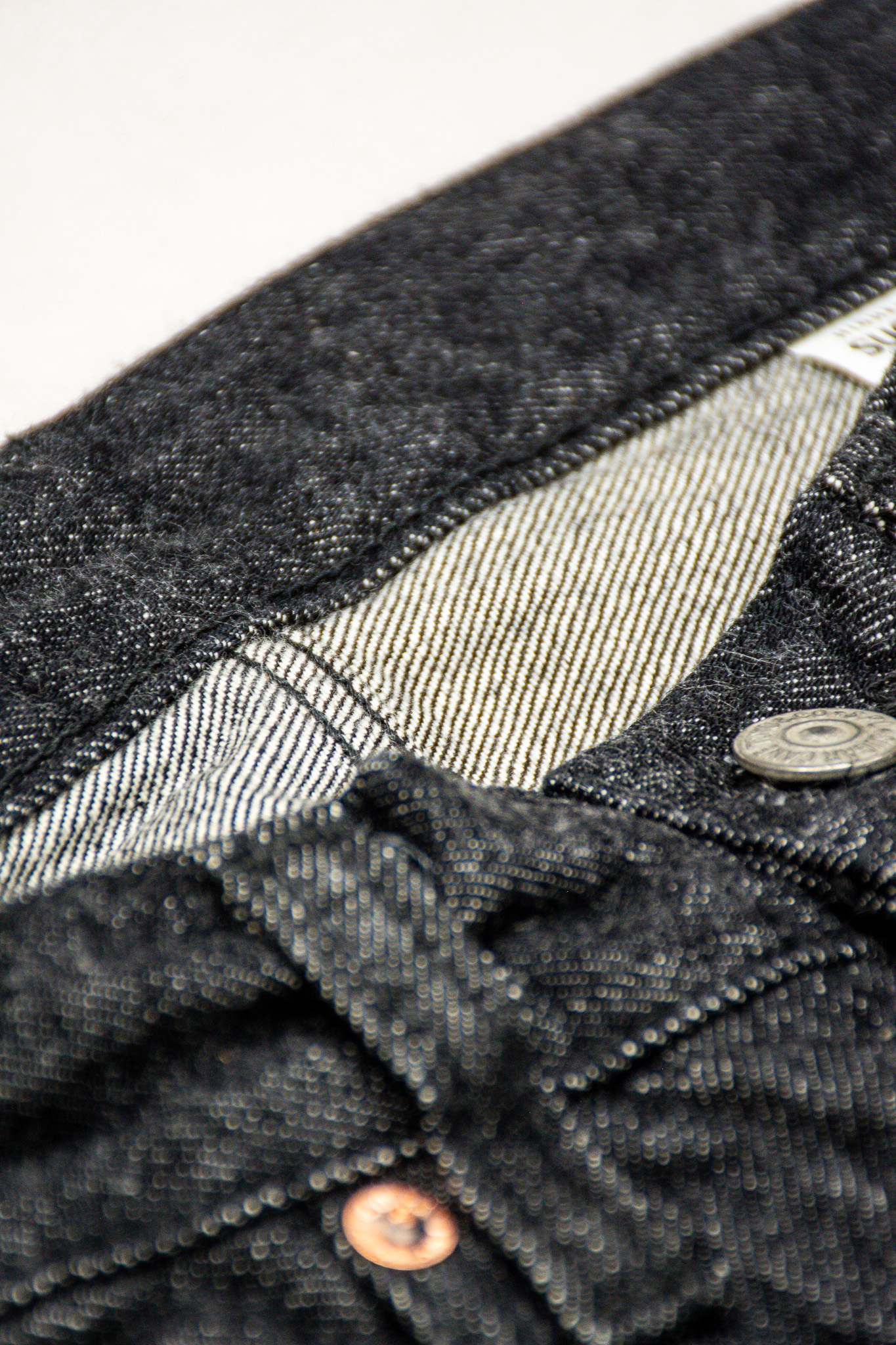 Sugar Cane - SC42460 Black Denim 1947 Model 14.25 oz - 11