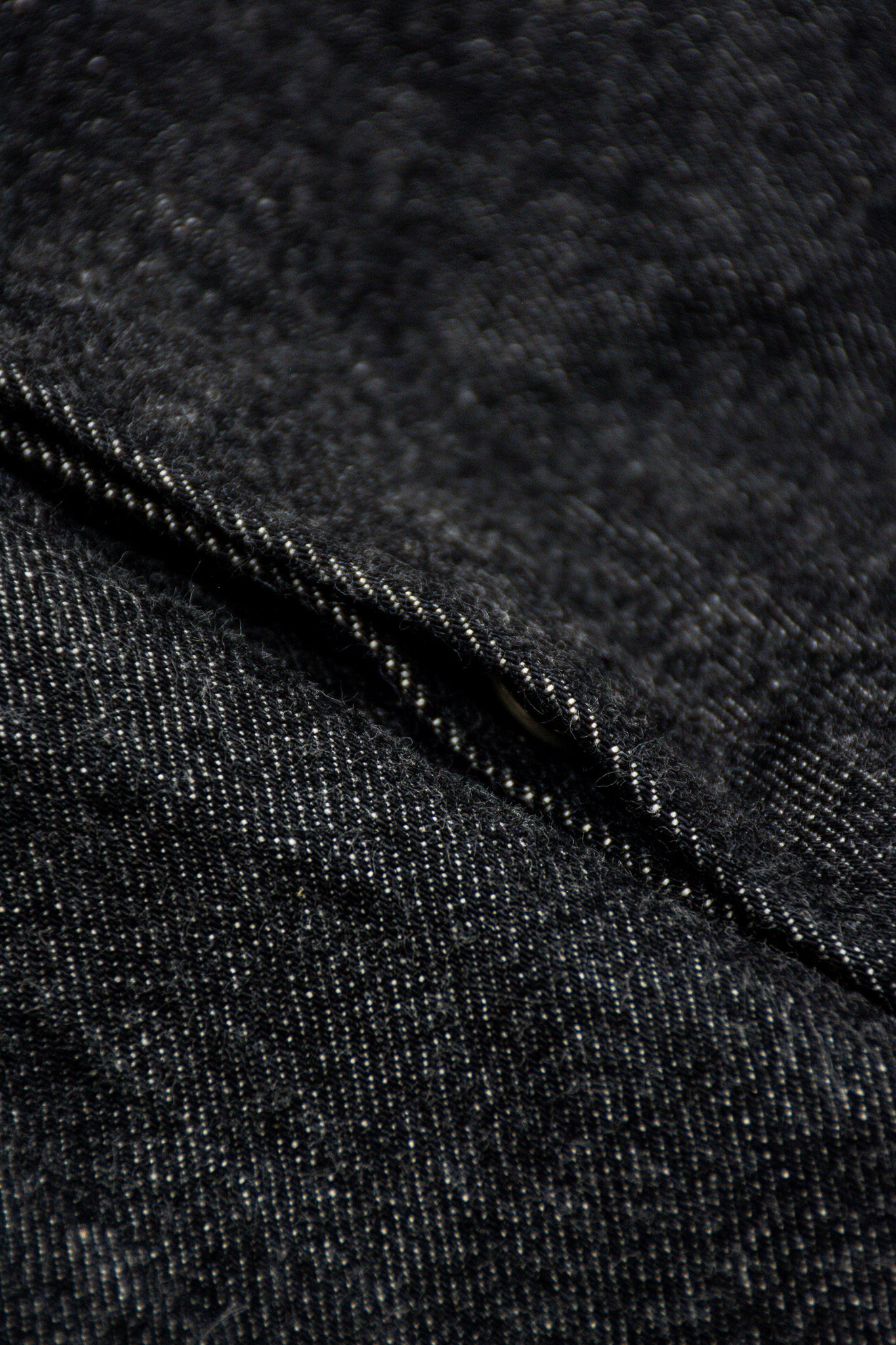 Sugar Cane - SC42460 Black Denim 1947 Model 14.25 oz - 12