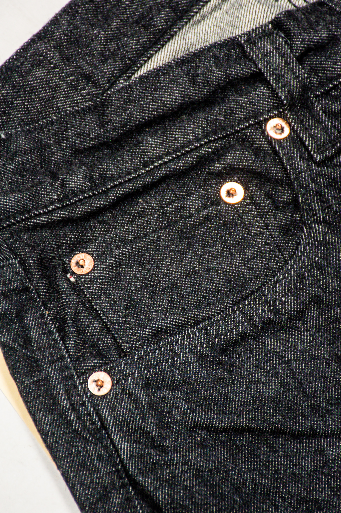 Sugar Cane - SC42460 Black Denim 1947 Model 14.25 oz - 9
