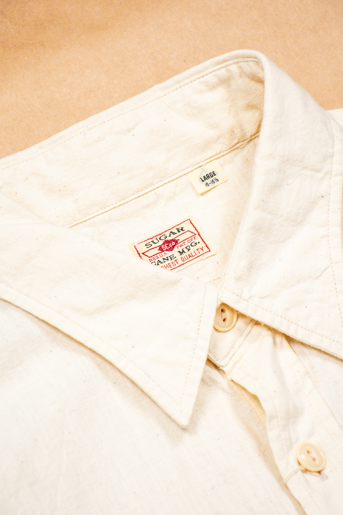 Sugar Cane - SC27851 Chambray Work Shirt White - 4