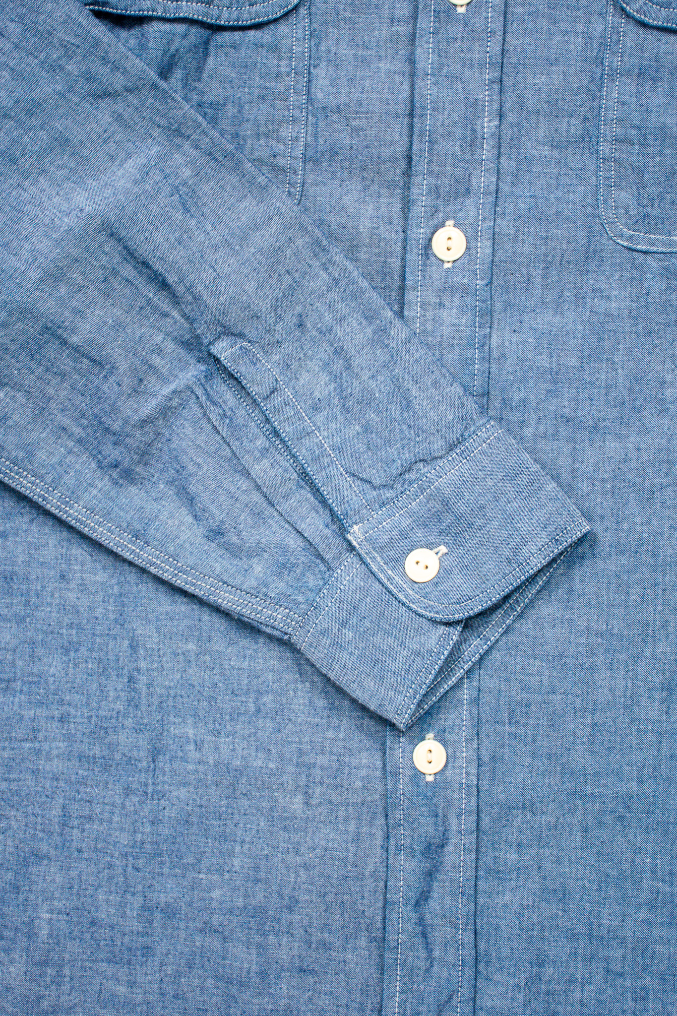 Sugar Cane - SC27850 Chambray Work Shirt Blue - 8