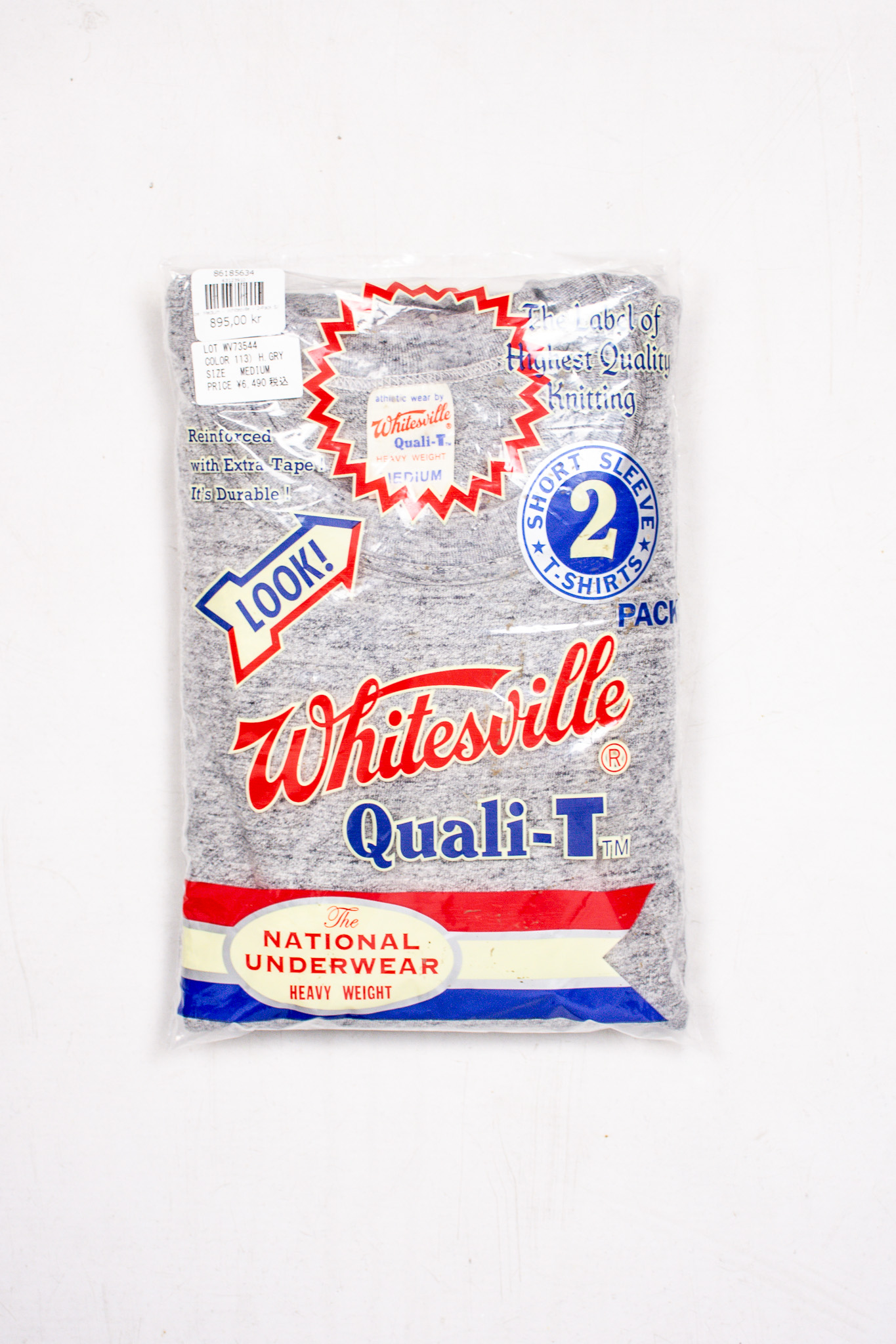 Whitesville - 2-Pack S/S T-Shirt Heather Grey - 2