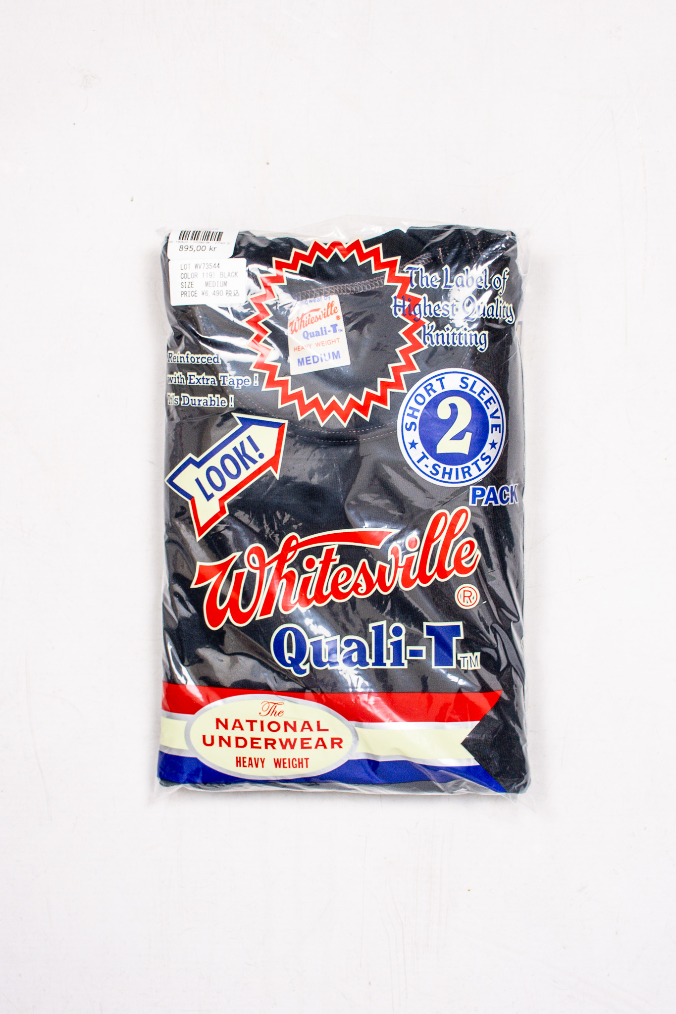Whitesville - 2-Pack S/S T-Shirt Black - 2