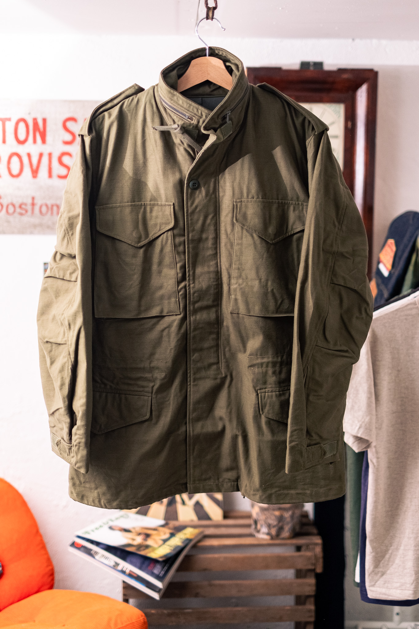 Buzz Rickson’s - Type M-65 Jacket Olive Drab - Göteborg Manufaktur