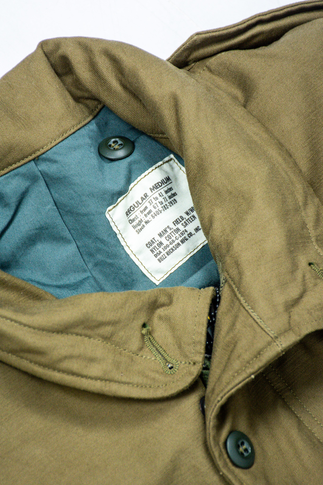 Buzz Rickson’s - Type M-65 Jacket Olive Drab - 3