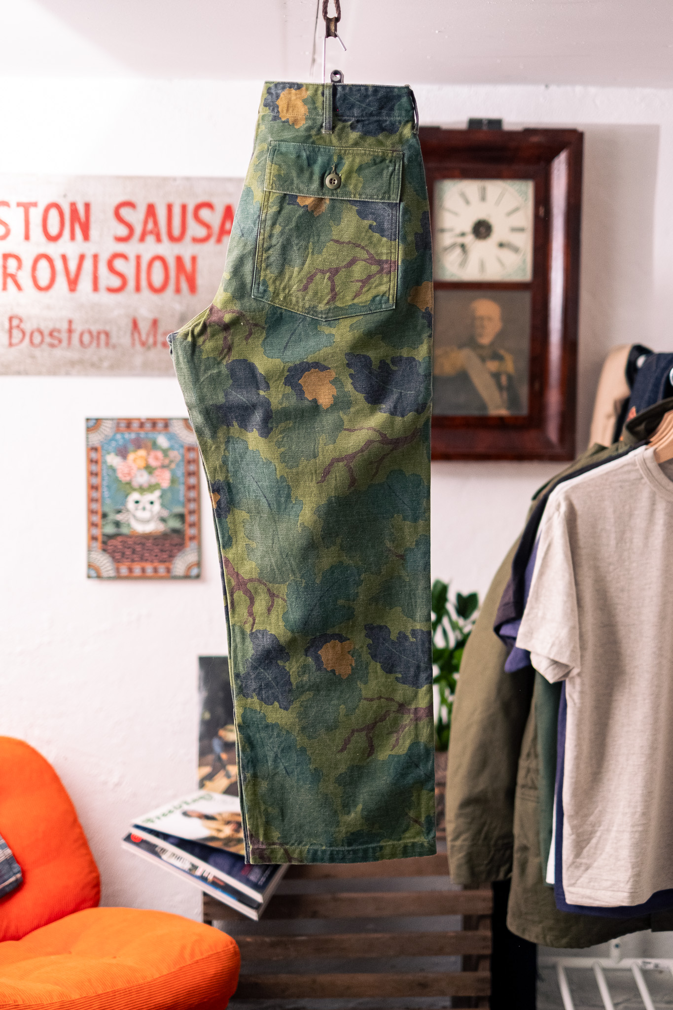 Buzz Rickson's - Mitchel Pattern Camouflage Trousers Civilian Model