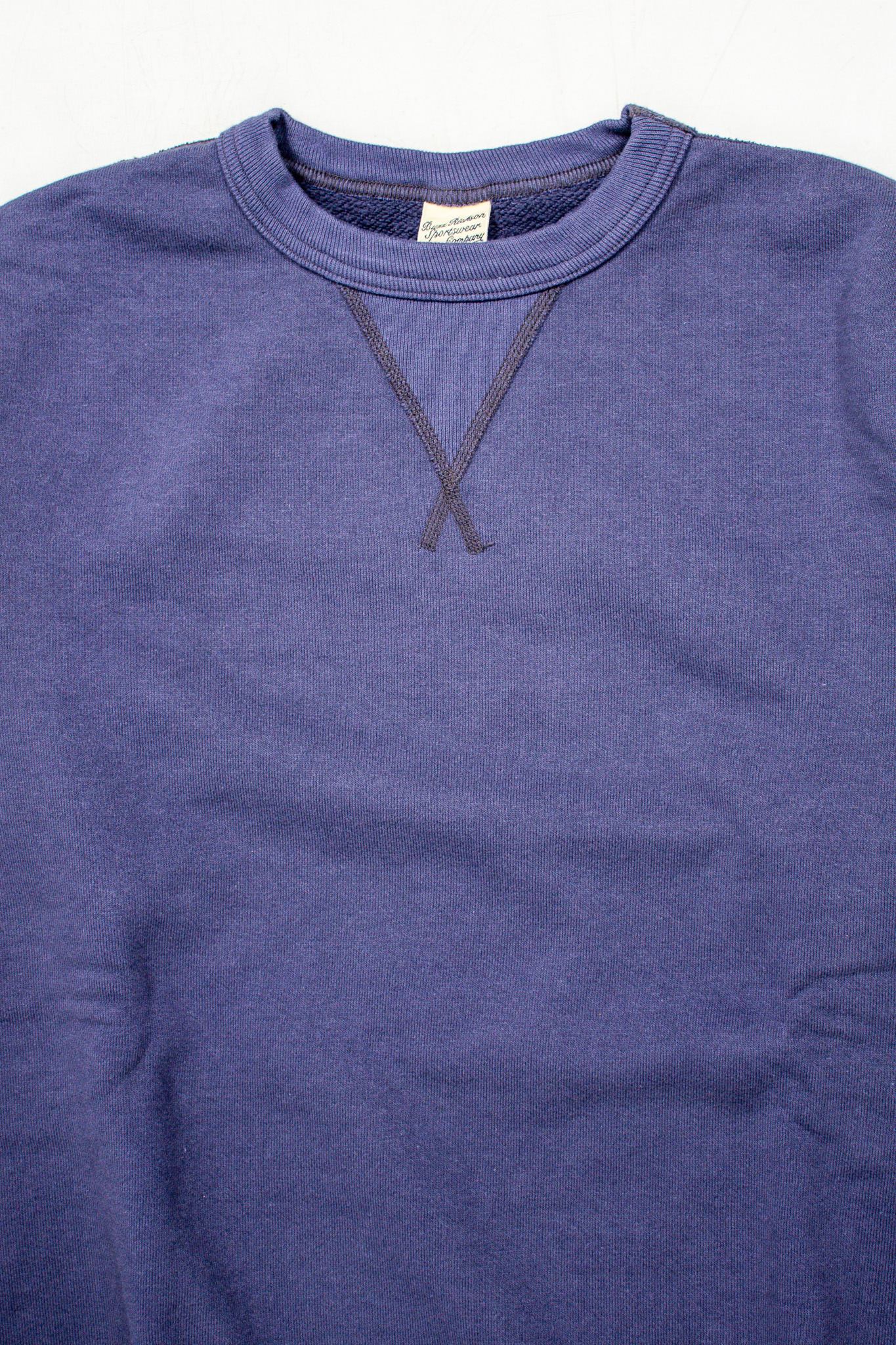 Buzz Rickson's - Loopwheeled Plain Sweatshirt Navy - 3
